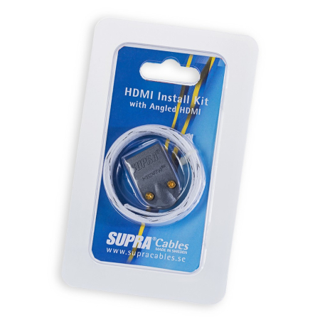 Supra HDMI Install Kit MET-B / BRAID, abgewinkelte Abdeckung und Kabelstrumpf in der Gruppe Neuheiten bei BRL (215HDMIKIT)