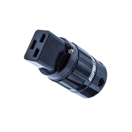Supra Lorad Excalibur RC-IEC C19 Rhodium Edition, IEC-Anschluss 16 A in der Gruppe Heim-Audio / Kabel / Steckverbinder bei BRL (215RHIECC19)