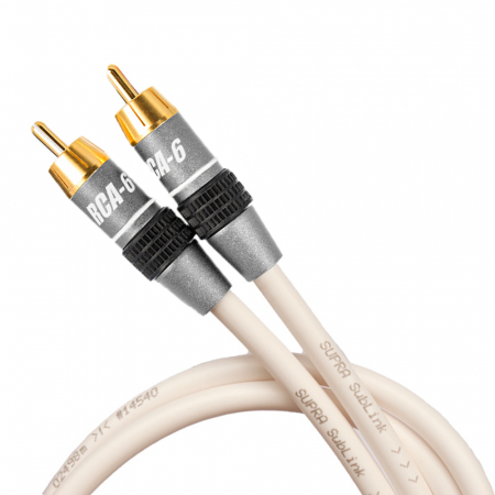 Supra Sublink White in der Gruppe Heim-Audio / Kabel / Subwooferkabel bei BRL (215SUBLINKWH)