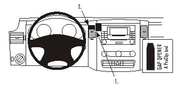 Brodit Verstärkter ProClip, Mercedes Benz/Volkswagen in der Gruppe Car-HiFi / Was passt in mein Auto / Mercedes / Sprinter / Sprinter 2006-2018 bei BRL (240213456)