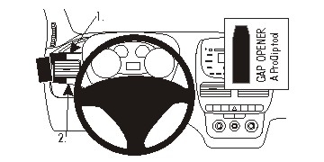 Brodit Verstärkter ProClip, Fiat/Opel in der Gruppe Car-HiFi / Was passt in mein Auto / Fiat / Doblo / Doblo 2010-2022 bei BRL (240213477)