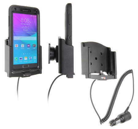 Brodit Aktiver Halter mit Zigarettenanzünderanschluss, Samsung Galaxy Note 4 in der Gruppe Car-HiFi / Smartphone im Auto / Handyhalterungen bei BRL (240512694)