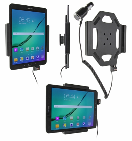 Brodit Aktiver Halter mit Zigarettenanzünderanschluss, Samsung Galaxy Tab S2 9.7 SM-T810/SM-T813/SM-T815/SM-T819 in der Gruppe Car-HiFi / Smartphone im Auto / Handyhalterungen bei BRL (240512782)