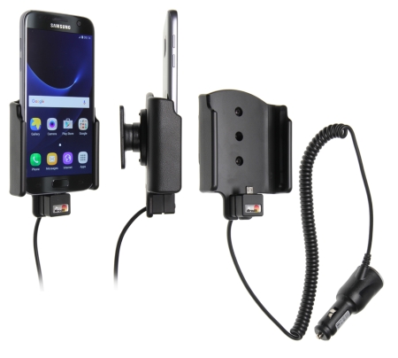 Brodit Aktivhalterung mit Zigarettenanzünderstecker, Samsung Galaxy S7 in der Gruppe Car-HiFi / Smartphone im Auto / Handyhalterungen bei BRL (240512863)