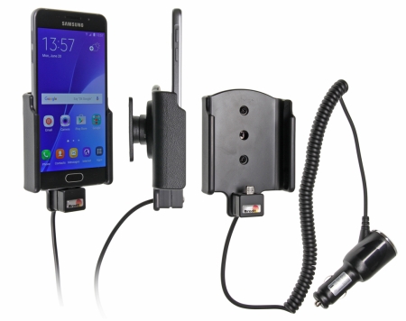 Brodit Aktivhalterung mit Zigarettenanzünderstecker, Samsung Galaxy A3 (2016) in der Gruppe Car-HiFi / Smartphone im Auto / Handyhalterungen bei BRL (240512895)
