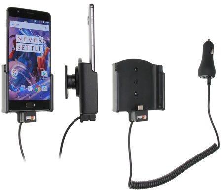 Brodit Aktivhalterung mit Zigarettenanzünderstecker, OnePlus 3/3T in der Gruppe Car-HiFi / Smartphone im Auto / Handyhalterungen bei BRL (240512905)