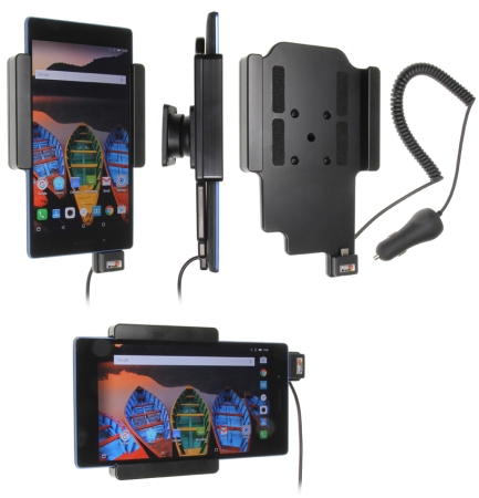 Brodit Aktivhalterung mit Zigarettenanzünderstecker, Lenovo Tab 3 7 in der Gruppe Car-HiFi / Smartphone im Auto / Handyhalterungen bei BRL (240512938)