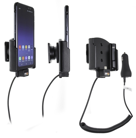 Brodit Aktivhalterung mit Zigarettenanzünderstecker, Samsung Galaxy S8 Active in der Gruppe Car-HiFi / Smartphone im Auto / Handyhalterungen bei BRL (240512993)