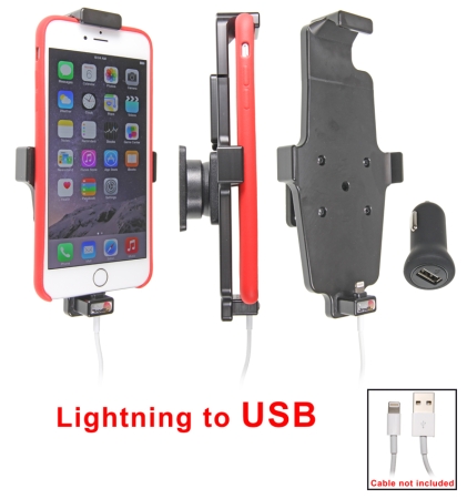 Brodit Halterung für Kabelanschluss, Apple iPhone 6 Plus/6S Plus/7 Plus/8 Plus/Xs Max in der Gruppe Car-HiFi / Smartphone im Auto / Handyhalterungen bei BRL (240514671)
