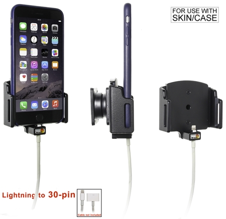 Brodit Halterung für Kabelanschluss, Apple iPhone 11/6 Plus/6S Plus/7 Plus/8 Plus/X/XR/Xs/Xs Max in der Gruppe Car-HiFi / Smartphone im Auto / Handyhalterungen bei BRL (240515667)