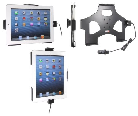 Brodit Aktivhalterung mit USB-Kabel und Zigarettenanzünder-Adapter, Apple iPad 4th Gen (A1458, A1459, A1460)/With Retina (Lightning Connector) in der Gruppe Car-HiFi / Smartphone im Auto / Handyhalterungen bei BRL (240521520)