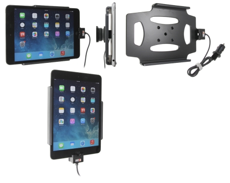 Brodit Aktivhalterung mit USB-Kabel und Zigarettenanzünder-Adapter, Apple iPad Mini 2 (A1489, A1490, A1491)/3 (A1599, A1600)/Retina in der Gruppe Car-HiFi / Smartphone im Auto / Handyhalterungen bei BRL (240521584)