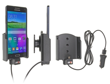 Brodit Aktivhalterung mit USB-Kabel und Zigarettenanzünder-Adapter, Samsung Galaxy A5 SM-A500/J3 2017 (J330F, J330G) in der Gruppe Car-HiFi / Smartphone im Auto / Handyhalterungen bei BRL (240521713)