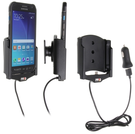Brodit Aktivhalterung mit USB-Kabel und Zigarettenanzünder-Adapter, Samsung Galaxy S6 Active in der Gruppe Car-HiFi / Smartphone im Auto / Handyhalterungen bei BRL (240521752)