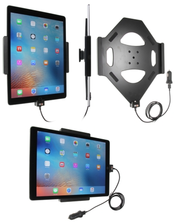 Brodit Aktivhalterung mit USB-Kabel und Zigarettenanzünder-Adapter, Apple iPad Pro 12.9 (A1584, A1652, A1670, A1671) in der Gruppe Car-HiFi / Smartphone im Auto / Handyhalterungen bei BRL (240521820)