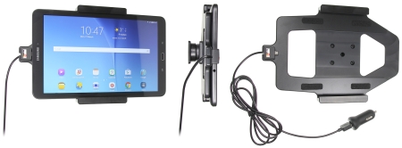 Brodit Aktivhalterung mit USB-Kabel und Zigarettenanzünder-Adapter, Samsung Galaxy Tab E 9.6 in der Gruppe Car-HiFi / Smartphone im Auto / Handyhalterungen bei BRL (240521821)