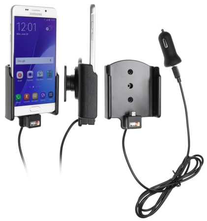 Brodit Aktivhalter mit USB-Kabel und Zigarettenanzünderadapter, Samsung Galaxy A5 (2016) in der Gruppe Car-HiFi / Smartphone im Auto / Handyhalterungen bei BRL (240521896)