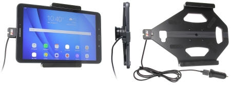 Brodit Aktivhalter mit USB-Kabel und Zigarettenanzünderadapter, Samsung Galaxy Tab A 10.1 (2016) SM-T580/SM-T585 in der Gruppe Car-HiFi / Smartphone im Auto / Handyhalterungen bei BRL (240521919)