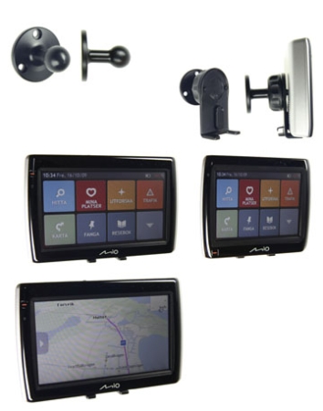 Brodit Halterung, Mio Moov Spirit 300 Traffic/Moov Spirit 500 Traffic/Moov Spirit V 505 TV/S480/S485 u. a. in der Gruppe Car-HiFi / Smartphone im Auto / Halterungen und Zubehör bei BRL (240533067)