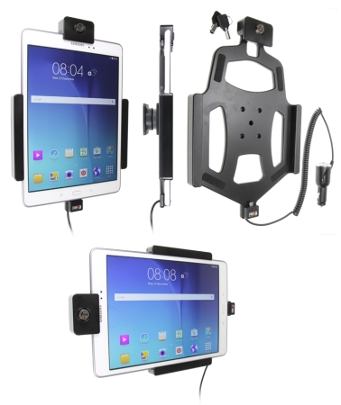 Brodit Halterung mit Schlüsselschloss, Samsung Galaxy Tab A 9.7 in der Gruppe Car-HiFi / Smartphone im Auto / Handyhalterungen bei BRL (240535769)