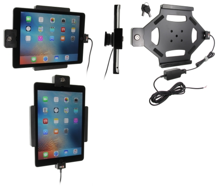 Brodit Halterung mit Schlüsselschloss, Apple iPad Air 2 (A1566, A1567)/Pro 9.7 (A1673, A1674, A1675) in der Gruppe Car-HiFi / Smartphone im Auto / Handyhalterungen bei BRL (240536684)
