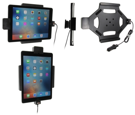 Brodit Halter mit Federverriegelung, Apple iPad Air 2 (A1566, A1567)/Pro 9.7 (A1673, A1674, A1675) in der Gruppe Car-HiFi / Smartphone im Auto / Handyhalterungen bei BRL (240546684)