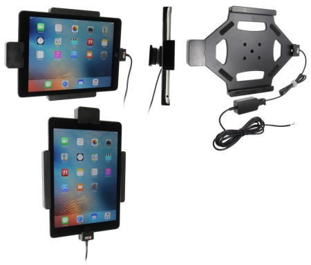 Brodit Halter mit Federverriegelung, Apple iPad Air 2 (A1566, A1567)/Pro 9.7 (A1673, A1674, A1675) in der Gruppe Car-HiFi / Smartphone im Auto / Handyhalterungen bei BRL (240547684)