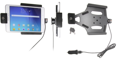 Brodit Halter mit Schlüsselsperre, Samsung Galaxy Tab A 8.0 (2015) SM-T350 in der Gruppe Car-HiFi / Smartphone im Auto / Handyhalterungen bei BRL (240552760)