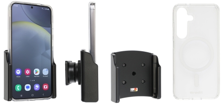Brodit Handyhülle mit Passivhalterung, Samsung Galaxy S24+ SM-S926B/DS in der Gruppe Car-HiFi / Smartphone im Auto / Handyhalterungen bei BRL (240711405)