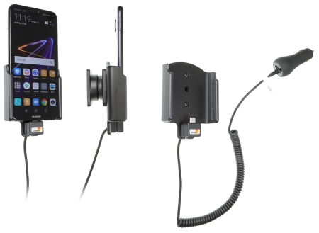 Brodit Aktivhalterung mit Zigarettenanzünderstecker, Huawei P20 Lite in der Gruppe Car-HiFi / Smartphone im Auto / Handyhalterungen bei BRL (240712054)