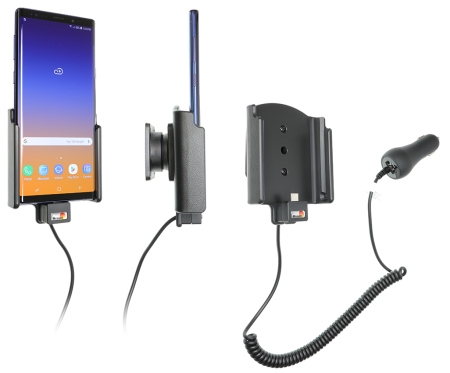 Brodit Aktivhalterung mit Zigarettenanzünderstecker, Samsung Galaxy Note 9 in der Gruppe Car-HiFi / Smartphone im Auto / Handyhalterungen bei BRL (240712069)