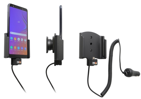Brodit Aktivhalterung mit Zigarettenanzünderstecker, Samsung Galaxy A7 2018 (SM-A750) in der Gruppe Car-HiFi / Smartphone im Auto / Handyhalterungen bei BRL (240712098)