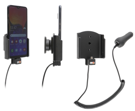 Brodit Aktivhalterung mit Zigarettenanzünderstecker, Samsung Galaxy A10 (SM-A105) in der Gruppe Car-HiFi / Smartphone im Auto / Handyhalterungen bei BRL (240712139)