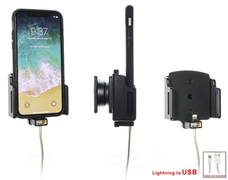 Halterung für Kabelanschluss, Apple iPhone 11/X/XR/Xs in der Gruppe Car-HiFi / Smartphone im Auto / Handyhalterungen bei BRL (240714013)