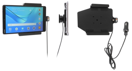Brodit Aktivhalter mit USB-Kabel und Zigarettenanzünder-Adapter, Huawei MediaPad M5 8.4 in der Gruppe Car-HiFi / Smartphone im Auto / Handyhalterungen bei BRL (240721114)