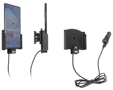 Brodit Aktivhalter mit USB-Kabel und Zigarettenanzünder-Adapter, Samsung Galaxy Note 10+ 5G/SM-N975 in der Gruppe Car-HiFi / Smartphone im Auto / Handyhalterungen bei BRL (240721156)