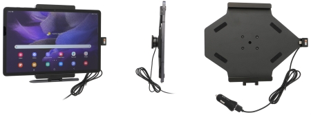 Brodit Aktivhalter mit USB-Kabel und Zigarettenanzünder-Adapter, Samsung Galaxy Tab S7 FE SM-T733 in der Gruppe Car-HiFi / Smartphone im Auto / Handyhalterungen bei BRL (240721182)