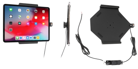 Brodit Aktivhalterung für feste Installation, Apple iPad Air 13 2024 (A2898, A2899, A2900)/Air 13 2025 M3 (A3268, A3268, A2371)/Pro 12,9 2018 (A1876, A1895, A1983, A2014)/Pro 12.9 2020 (A2069, A2232, A2229)/Pro 12.9 5th Gen 2021 (A2378, A2379, A2461)/Pro in der Gruppe Car-HiFi / Smartphone im Auto / Handyhalterungen bei BRL (240727095)