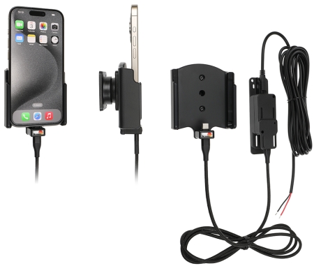 Brodit Aktivhalterung für feste Installation, Apple iPhone 15/15 Pro in der Gruppe Car-HiFi / Smartphone im Auto / Handyhalterungen bei BRL (240727369)