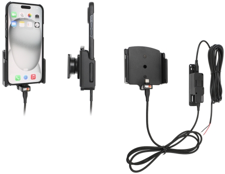Brodit Aktivhalterung für feste Installation, Apple iPhone 15 Plus/15 Pro Max/16 Plus/16 Pro Max in der Gruppe Car-HiFi / Smartphone im Auto / Handyhalterungen bei BRL (240727371)