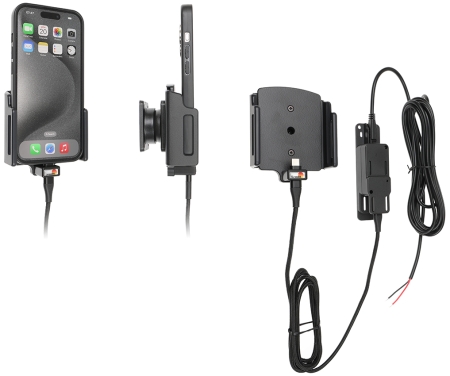 Brodit Aktivhalterung für feste Installation, Apple iPhone 15/15 Pro/16/16 Pro/16e in der Gruppe Car-HiFi / Smartphone im Auto / Handyhalterungen bei BRL (240727376)