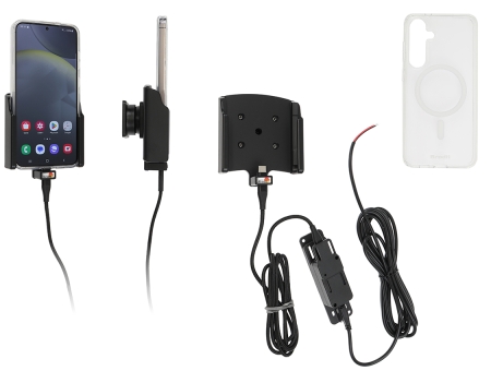Brodit Handyhülle mit Aktivhalterung für feste Installation, Samsung Galaxy S24+ SM-S926B/DS in der Gruppe Car-HiFi / Smartphone im Auto / Handyhalterungen bei BRL (240727405)