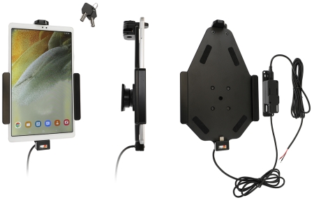 Brodit Halterung mit Schlüsselschloss, Samsung Galaxy Tab A7 Lite SM-T220/SM-T225 in der Gruppe Car-HiFi / Smartphone im Auto / Handyhalterungen bei BRL (240735264)