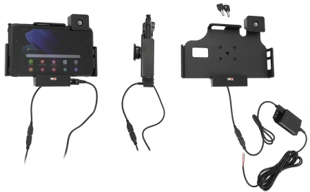 Brodit Halter mit Schlüsselschloss, Samsung Galaxy Tab Active 2 SM-T390/SM-T395/3 SM-T570/SM-T575/5 SM-X300/SM-X306B in der Gruppe Car-HiFi / Smartphone im Auto / Handyhalterungen bei BRL (240736225)