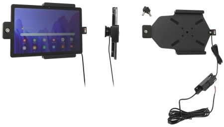 Brodit Halter mit Schlüsselschloss, Samsung Galaxy Tab A7 10.4 (2020) SM-T500/SM-T505 in der Gruppe Car-HiFi / Smartphone im Auto / Handyhalterungen bei BRL (240736229)