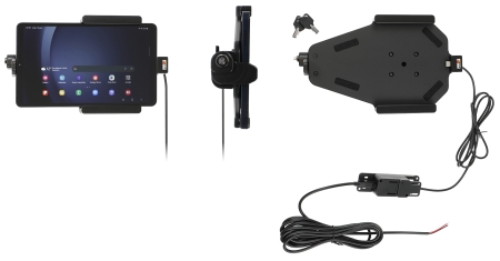 Brodit Halter mit Schlüsselschloss, Samsung Galaxy Tab A9 SM-X110/SM-X115 in der Gruppe Car-HiFi / Smartphone im Auto / Handyhalterungen bei BRL (240736399)