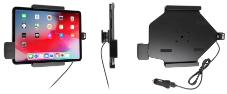 Brodit Halterung mit Federschloss, Apple iPad Air 11 (A2902, A2903, A2904)/Air 11 2025 M3 (A3266, A3267, A2370)/Air 4th Gen (A2072, A2316, A2324, A2325)/Air 5th Gen (A2588, A2589, A2591)/Pro 11 2018 (A1980, A2013, A1934, A1979)/Pro 11 2020 2nd Generation in der Gruppe Car-HiFi / Smartphone im Auto / Handyhalterungen bei BRL (240753094)