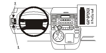 Brodit ProClip, Volkswagen Multivan 03-15 in der Gruppe Car-HiFi / Was passt in mein Auto / Volkswagen / Transporter / Transporter T5.1 2010-2015 / Sonstiges Transporter T5.1 2010-2015 bei BRL (240803291)