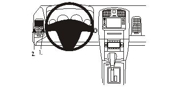 Brodit ProClip, Cadillac SRX 04-05 in der Gruppe Car-HiFi / Was passt in mein Auto / Cadillac / Cadillac SRX bei BRL (240803311)