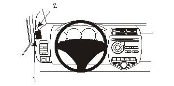 Brodit ProClip, Honda Jazz 05-08 in der Gruppe Car-HiFi / Was passt in mein Auto / Honda / Jazz / Jazz 2002-2009 bei BRL (240803582)